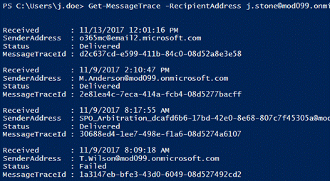 How To Track Or Trace The Message In Office 365 Exchange Online