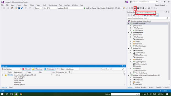 update sdk manager android studio update sdk manager android studio
