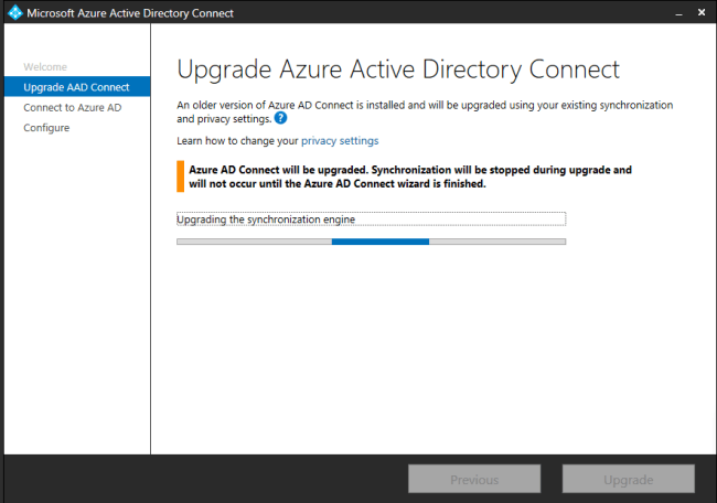 Upgrade AADConnet Agent From Old Version To New Version InPlace Upgrade
