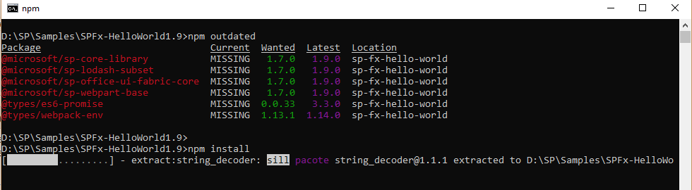 How To Upgrade SPFx Solutions To 1.9.0