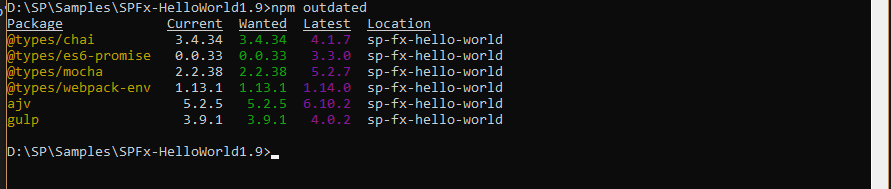 How To Upgrade SPFx Solutions To 1.9.0