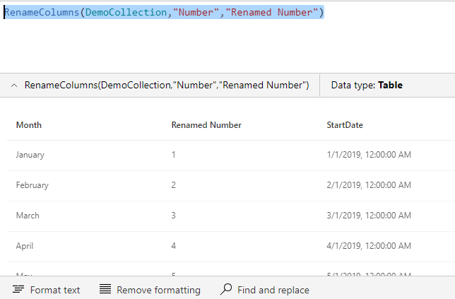 How To Use AddColumns, RenameColumns, DropColumns, ShowColumns Formula ...