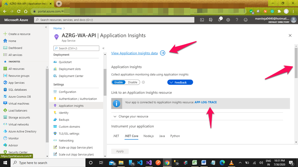 How To Use Azure Application Insights In The Azure Portal, Configuration, And Setup From End To End Setup