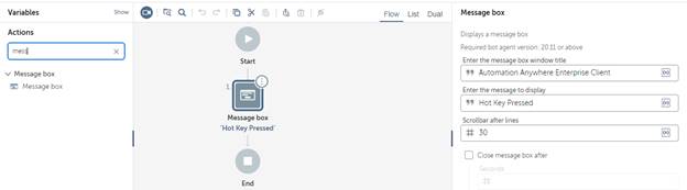 How to use Hot Key Trigger in Automation Anywhere