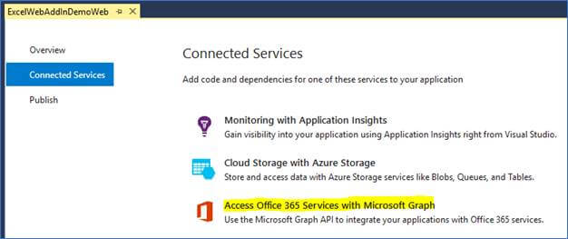 How To Use Microsoft Graph Provider In Visual Studio Connected Services