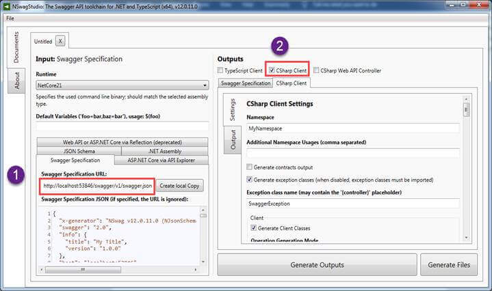 How To Use Nswag With ASP.NET Core And Generate Client Code With Nswag Studio