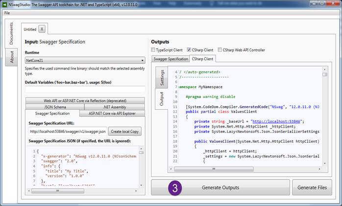 How To Use Nswag With ASP.NET Core And Generate Client Code With Nswag Studio