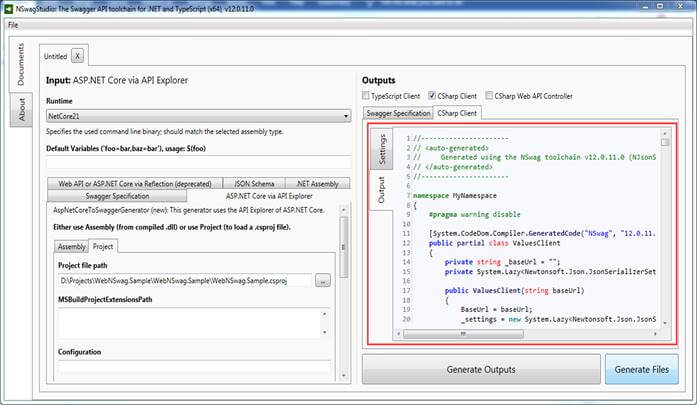How To Use Nswag With ASP.NET Core And Generate Client Code With Nswag Studio