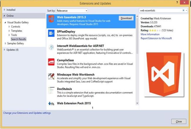 How To Use SASS In Visual Studio Using Web Essentials