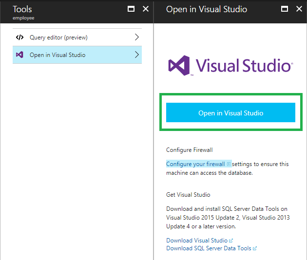 How To Use Visual Studio For Azure SQL Database