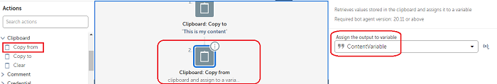 How To Work With ‘Clipboard’ Action In Automation Anywhere