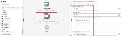 How to work with Number package in Automation Anywhere