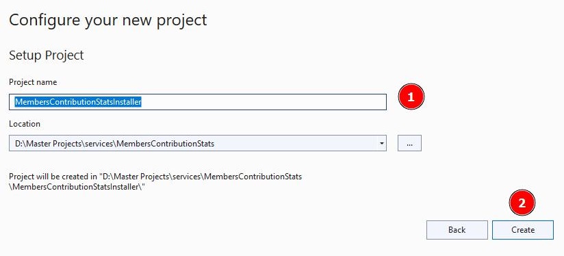 How We Can Add Setup Project in Window Service?