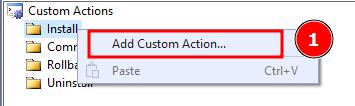 Add custom action