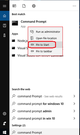click on pin to start