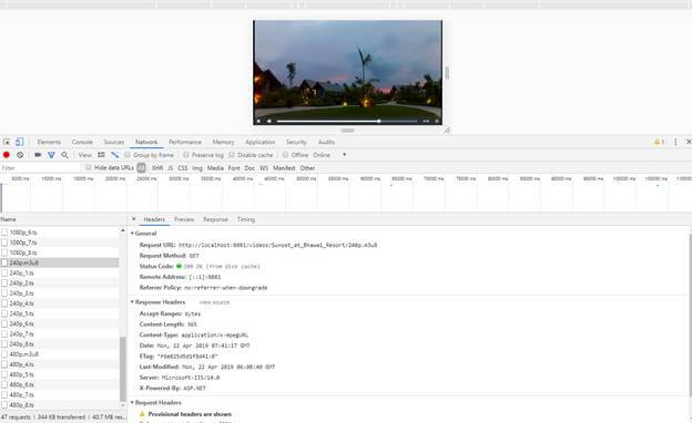 HTTP Live Streaming (HLS-VOD)