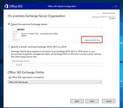 Hybrid Exchange 2010 To Hybrid Exchange 2016