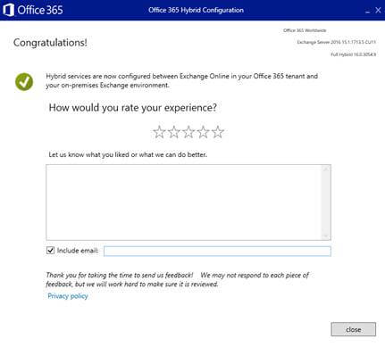 Hybrid Exchange 2010 To Hybrid Exchange 2016
