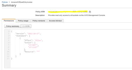 IAM Policis In AWS Account And Service Layer