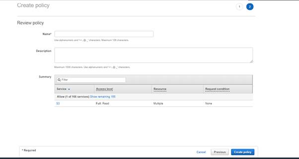 IAM Policis In AWS Account And Service Layer