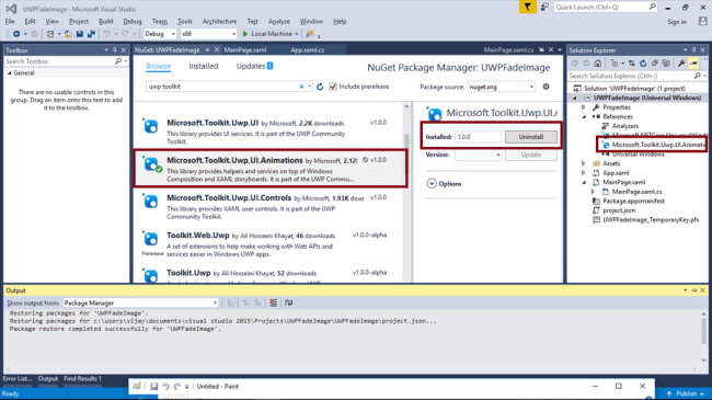 Reference added your project