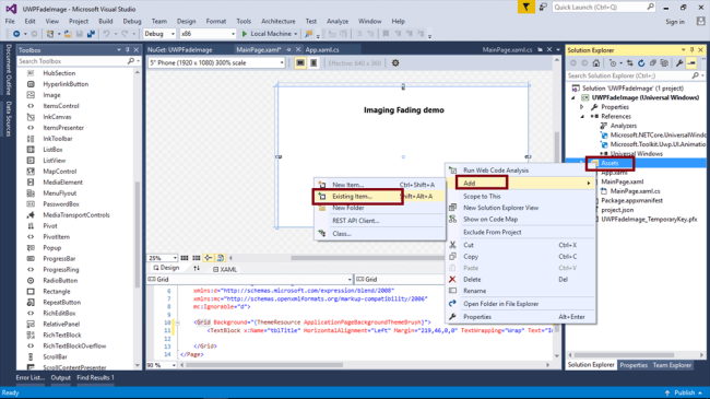 Reference added your project