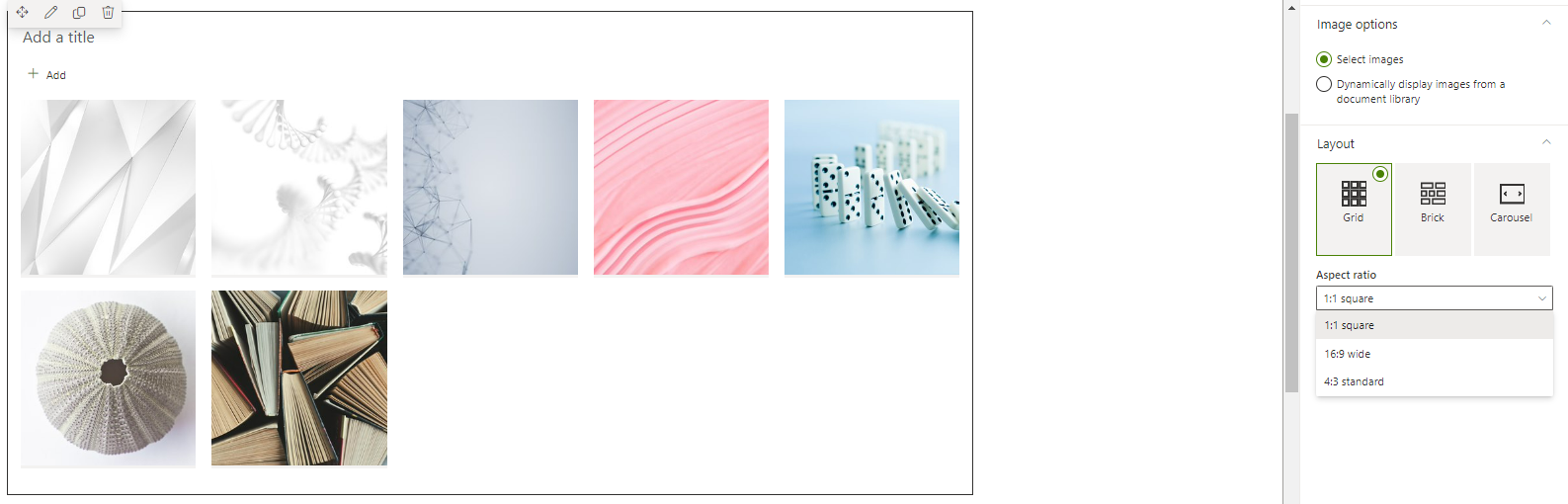 Image Gallery Web Part in SharePoint Online