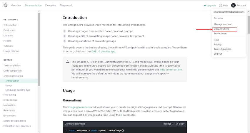 Image Generation using Open AI Image Creation API in Angular