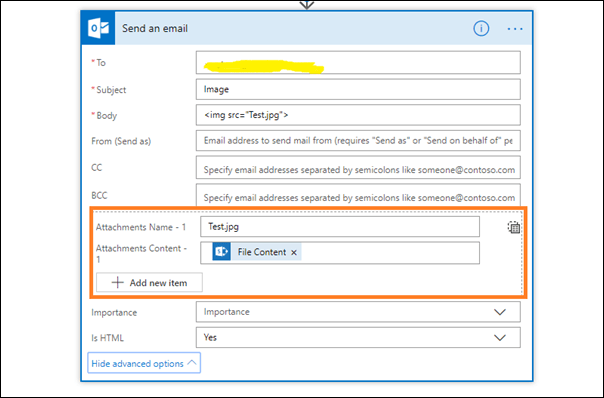 Image Rendering Issue In Outlook Through Microsoft Flows