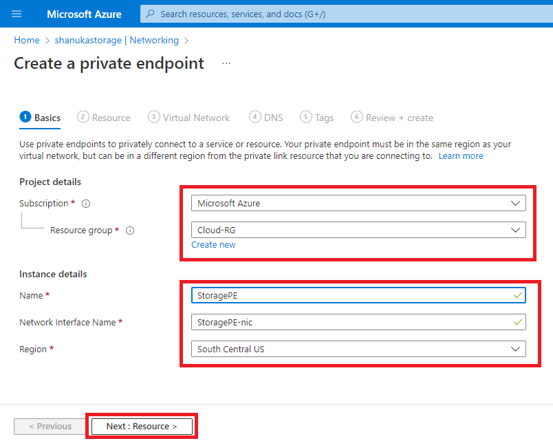 Implement an Azure Files SMB Access On-premises with Private Endpoints