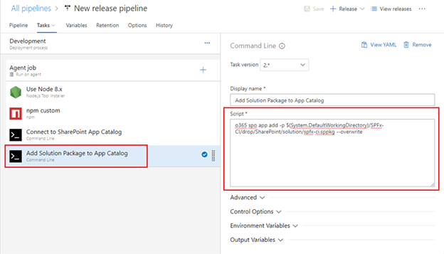 Implement CI/CD For SharePoint Framework
