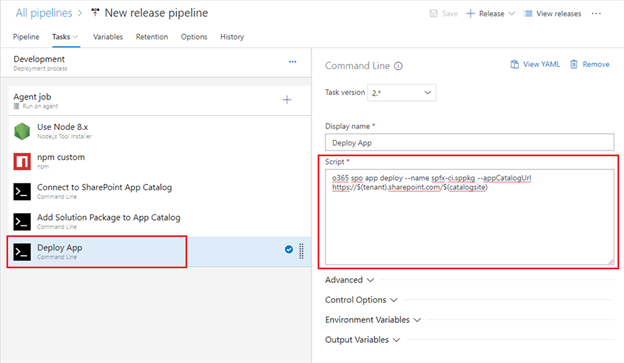 Implement CI/CD For SharePoint Framework