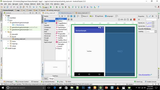 Implement Gestures In Android Apps