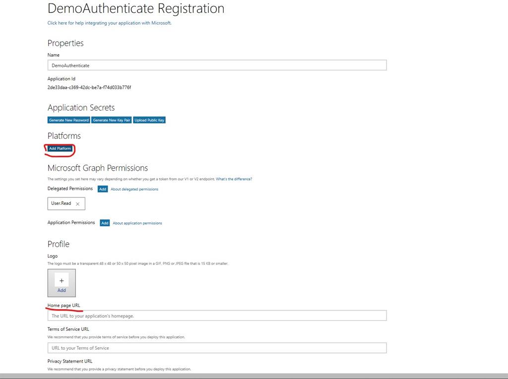 Implement Microsoft and Twitter Based Authentication in Asp.Net Core 2.2
