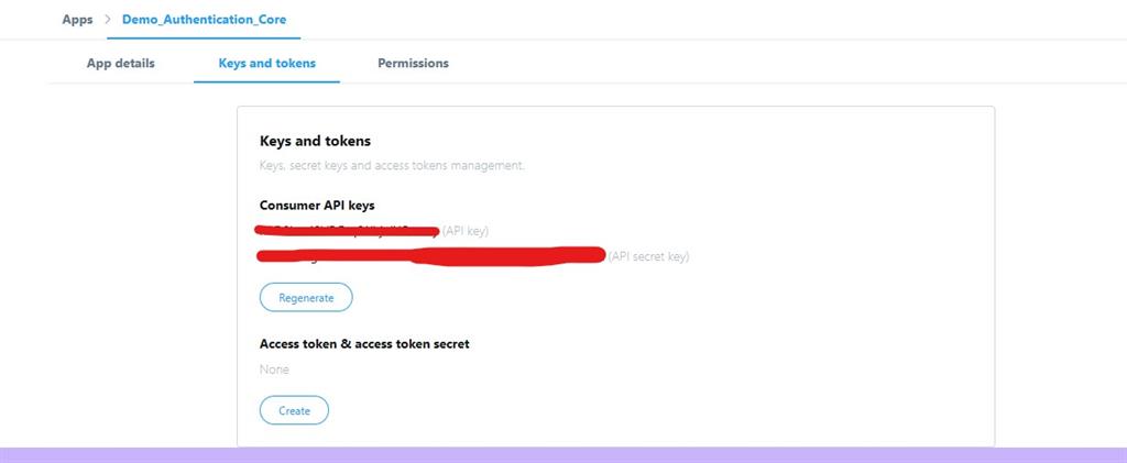 Implement Microsoft and Twitter Based Authentication in Asp.Net Core 2.2