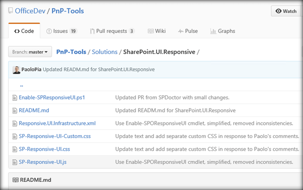Github Responsive UI package