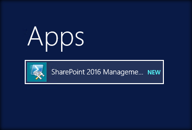 SharePoint 2016 Management Shell