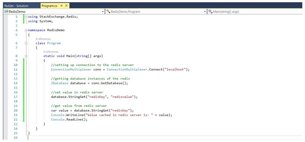 Implementation Of Redis Cache In .NET Console Application