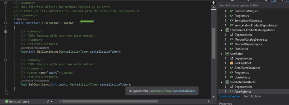 Implementing Actor Model in Azure Service Fabric
