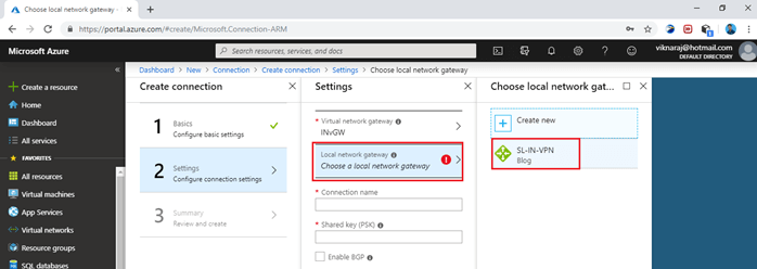 Implementing Azure Site To Site VPN