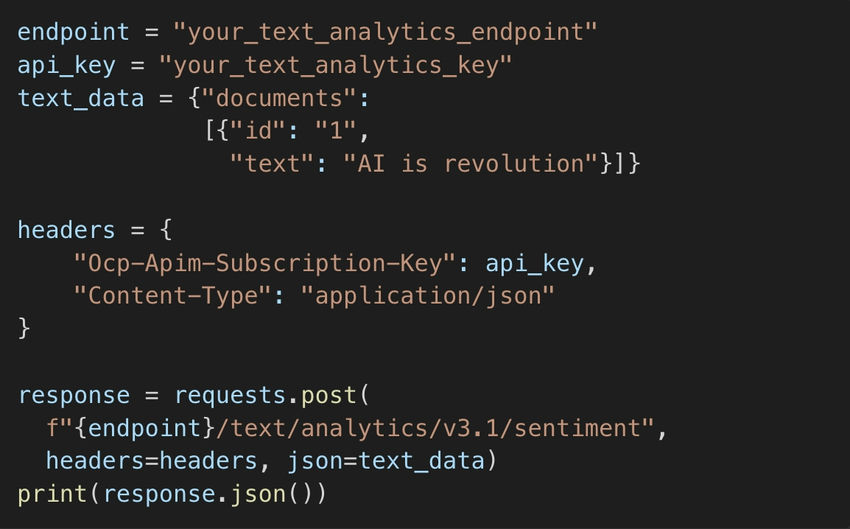 Analyzing sentiments of extracted text
