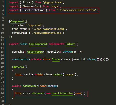 Implementing NgRx - Add The Store In To Our Application