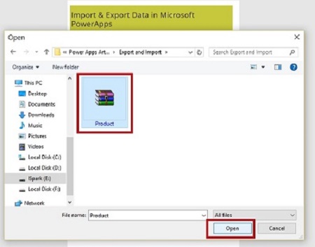 Import And Export Data In Microsoft PowerApps
