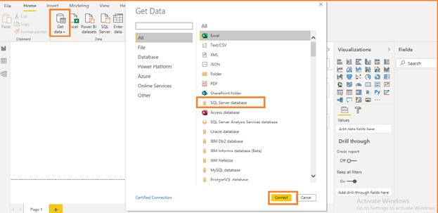 Import Data From SQL Server Into Power BI
