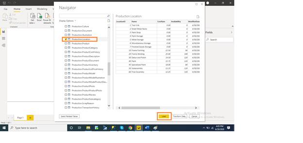 Import Data From SQL Server Into Power BI
