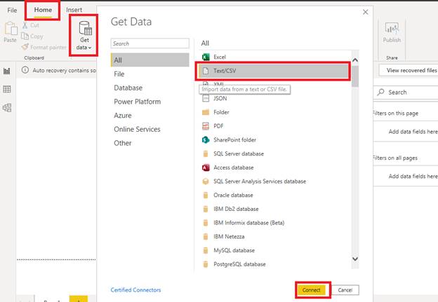 Import Data Into Power BI From CSV