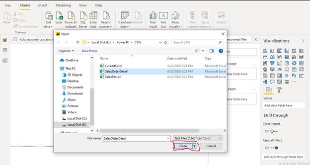 Import Data Into Power BI From CSV