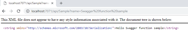 Importing Azure Function Swagger JSON In Azure API Management