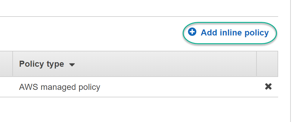 Select Add Inline Policy