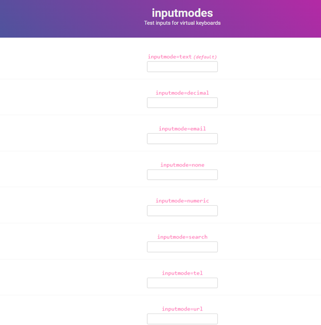 Inputmode And Type In HTML Inputs For Better User Experiences